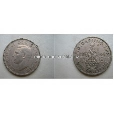 one shilling 1948 Anglie 2. typ hrany